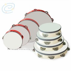 아모리움 퍼포먼스악기 무용 탬버린 4-6, 4in 레드