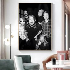 밴드 포스터 스티커 인쇄 방수 벽 예술 거실 침실 홈 장식, E. z5