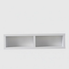 아이방 다용도 수납장 책꽂이 3단 모듈 스틸 책장 세련된 가구 모던 서재 예쁜, 화이트