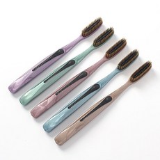 대왕 미세모 칫솔 5개입 넓은칫솔qpf9+6aOb, 구강청결 칫솔세트 구강위생 치아관리 구취제거 대왕 미세, 1개