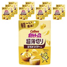 Calbee 卡樂比 超薄切蜂蜜奶油味洋芋片, 12包