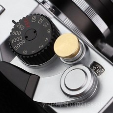 Haoge 카메라 셔터 릴리즈 Leica Q3/Q3-43/D-Lux 8/M9/M10/M11/M11-P M/M-10P/M9-P/M 유형 240/m262 용 오목 표면 빨간색, Convex Golden, China Mainland