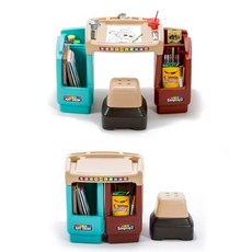 심플레이3 유아테이블 아트책상 색칠놀이 낙서놀이 정리수납형 놀이가구