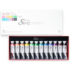 신한 SWC 수채화물감 15ml, 12색
