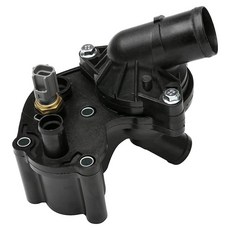 AA Ignition 알루미늄 냉각수 온도 조절기 하우징 워터 배출구 저수지 입구 호스 포함 - 뷰익 및 쉐보레 1.4L - 2011-2020 앙코어 크루즈 소닉 트랙스, 2L2Z8592AA