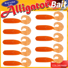 JRC엘리게이터 BIG SALT4 고비중 글럽웜, P68