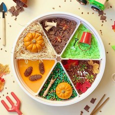 놀이트레이 몬테소리 집콕 미술재료 모래 촉감 플레이 다용도, 사각 분지 35x4.5, 1개