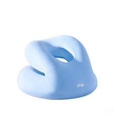 slai兒童午睡枕，擁抱式中小學生午休枕，趴睡枕辦公室午睡神器, 晴空藍（送收納袋）