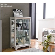 이지-프리미엄 600-3단 유리장식장 거실진열장 양주장, 화이트