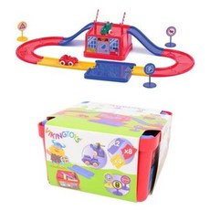 바이킹 소방서 놀이 세트 영유아 키즈카페 장난감차, 1개