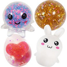 Aga Plus柔光LED章魚+閃閃+兔子+豆蛋套裝, 隨機出貨, 1套