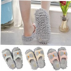 바닥슬리퍼 극세사 청소 실내화 바닥 청소걸레 슬리퍼 KGWFJZ6L9, 리필패드(패드형)