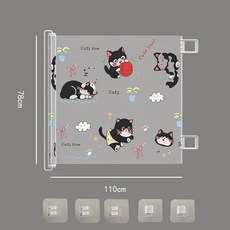 寵物伸縮門欄 免打孔 防貓跑出 隔斷柵欄 110*78cm, 單色, 1個