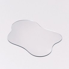 鏡子 壓克力鏡子 飾品拍攝 拍照道具 拍照背景, 1個, 不規則 22*17cm