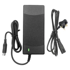 HYTRIDE 리튬 이온 배터리 충전기 샤오미 M365 나인봇 세그웨이 스쿠터용 110-240V 42V 10S, 01 CHINA_03 UK, 01 CHINA, 1개