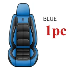 완벽방수 PU 가죽 자동차 시트 커버는 부드럽고 편안합니다. 전면 전체가 감싸인 머슬 스바루용입니다., 01 Blue  1pc