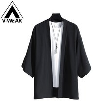 V-WEAR 防曬開衫 休閒寬鬆無扣外套