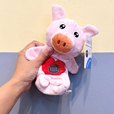 綺敏 K9 LINK TUFF 狗狗玩具 耐咬發聲紓壓磨牙玩具, 糖果彈彈 豬, 1個