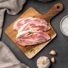 지리산 흑돼지 목살 구이용, 300g, 1개