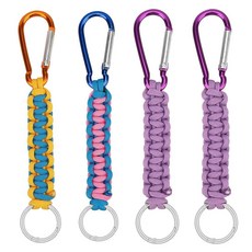 TOCCOOL 다기능 파라코드 키체인 - 열쇠 물병 백팩 및 장비를 위한 휴대용 다채로운 랜야드 (4개 멀티) 169064, TOCCOOL 다기능 파라코드 키체인 - 열쇠, 물병,