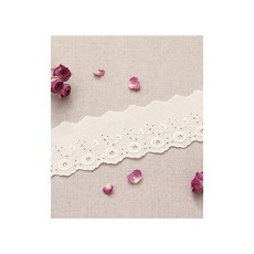 퀼트스타 베네치아 면자수레이스_내추럴 194, 1개, 내추럴