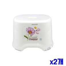x2개 욕실의자 화이트 플라워 목욕의자 간이의자 대 44125EA 1(pc)