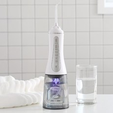오아 클린이워터B-UV 휴대용 무선 구강세정기 물치실 치아세정기, 포그밀크, OORL-018FM