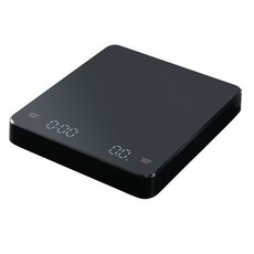 手沖咖啡秤 LED隱屏電子秤, 黑色, 3000, 0.1kg