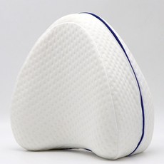 塑腿枕 靜脈墊腿枕 孕婦側睡夾腿枕 腿部護理抱枕 改善靜脈曲張 舒適墊腳枕, 1個, 夾腿枕, White