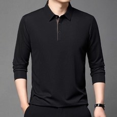 남자카라티 간절기골프 긴팔 카라 티셔츠 긴팔티 간절기 골프 남성 가을 남자 스판 티 웨어