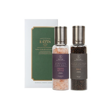(한려엔터프라이즈)(신세계센텀점)잇츠앤 뉴롱 핑크솔트 통흑후추 시즈닝 선물세트, 1개