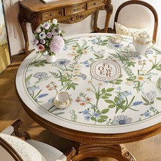 초대형 샹들리에 샹제리제 엔틱, 60cm, 블루 앤 화이트