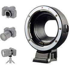 캐논 호환 EF S to EOS M 렌즈 마운트 어댑터 자동 초점 지원 조리개 제어 EXIF 전송 전체 금속 구조 M50 M5 M6 M10 M200 EOSM 2094643, EF-EOSM