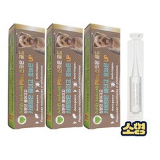 필루 내추럴 스팟온 골드 진드기 제거용품, 단일, 1ml, 3개
