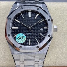 APS廠15710皇家橡樹膠帶男士全自動機械鋼帶手錶陶瓷離岸15400AP