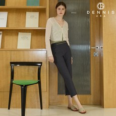 데니스골프 여성 라운드 포켓 밑단트임 8부밴딩팬츠 차콜_FAQMLPT684 1099055