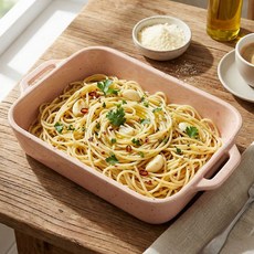 [파격사은품] 루체 직사각 그라탕기 오븐접시 L, 파스텔핑크, 1개