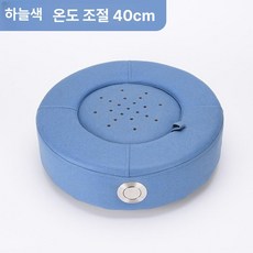 에비노 쑥좌훈기 온열 좌욕 좌욕기 온열방석 찜질기, 스카이블루 온도조절, 1개, 기본 색상