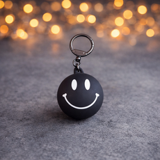 [골프면세점] 스마일 1구 볼 주머니 골프 선물추천, 1개, 검정