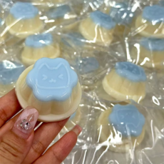 말랑이 쫀득이 발바다 문어 푸딩 온도변화, 1개, 50g, 푸딩(블루)