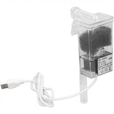 HEEPDD 초저소음 수족관 후면 걸이형 필터 디자인 조절 가능한 속도 성능 부착 전원 필터 어항용 13.8인치 이하 슬림형, HEEPDD 초저소음 수족관 후면 걸이형 필터, 디자인