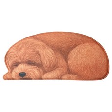 까마느 3D 강아지 고양이 방석 매트 바닥 욕실 주방 침실 베란다 현관 미끄럼방지 귀여운 다용도, R