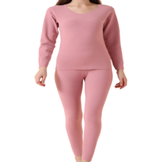 벨에라 빅사이즈 히트웜터치 여성용 발열 내의 내복 상하세트