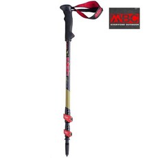山道具屋 MBC 輕量66%碳纖維快扣登山杖(180g/125CM), 1個, M130Q2 一隻