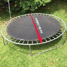 트램폴린 매트 원형 소모품 직경 스프링용 교체 메쉬, 3.05m-270-64 클립