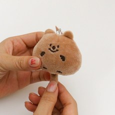 짜리몽땅 쿼카 인형 키링, 1개