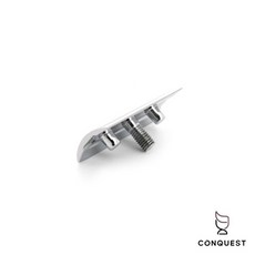 【CONQUEST】德國 MUHLE R89 TOP 刮鬍刀頭替換上蓋 適用於所有Muhle刮鬍刀, 1個, 1