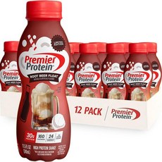 Premier Protein 쉐이크 카페 라떼 단백질 30g 설탕 무첨가 24가지 비타민 및 미네랄 340.1ml(11온스) 6팩 (포장은 다를 수 있음), 4.08L