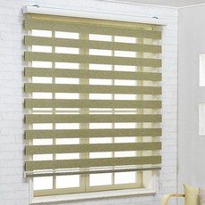 [윈샵 고급 항균 콤비블라인드 머큐리_그린_가로90~280 세로240cm ]사이즈 주문제작 롤스크린 커튼 아파트 거실주방안방 브라인드 아이방