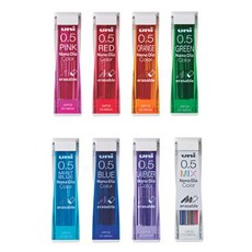 유니 나노 다이아 지워지는 컬러 샤프심 0.5mm kkr+14147tH, 본상품선택, 라벤더(34), 본상품선택